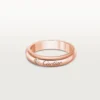 C De Cartier vielsesring, 4 mm bred, 1 diamant C De Cartier vielsesring, 4 mm bred, 1 diamant