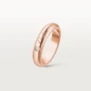 C De Cartier vielsesring, 4 mm bred, 1 diamant C De Cartier vielsesring, 4 mm bred, 1 diamant