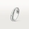 C De Cartier vielsesring, 4 mm bred, 1 diamant