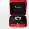 C De Cartier vielsesring, 4 mm bred, 1 diamant