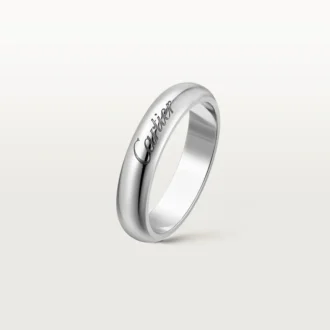 C De Cartier vielsesring, 4 mm bred