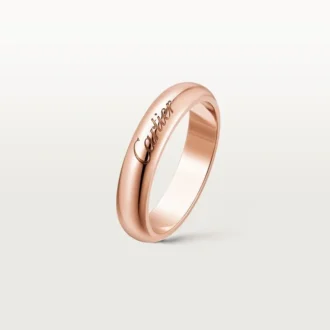 C De Cartier vielsesring, 4 mm bred