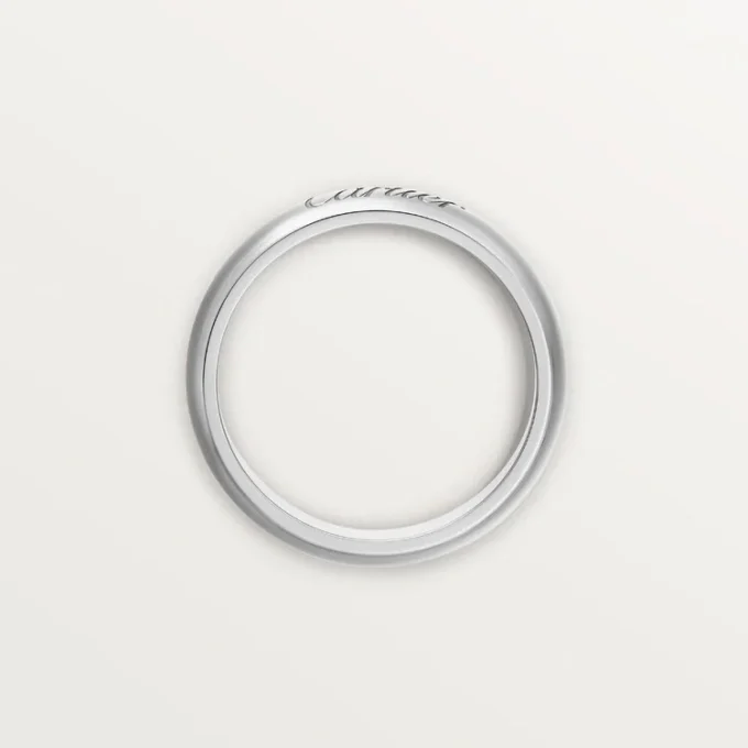 C De Cartier vielsesring, 4 mm bred C De Cartier vielsesring, 4 mm bred