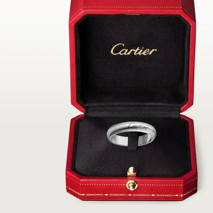 C De Cartier vielsesring, 4 mm bred C De Cartier vielsesring, 4 mm bred