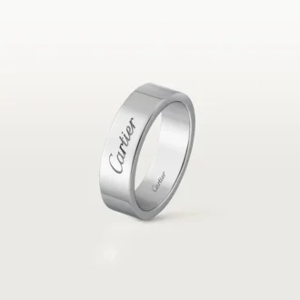 C De Cartier vielsesring – platin – Cartier