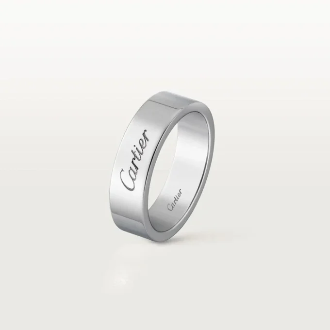 C De Cartier vielsesring – platin – Cartier C De Cartier vielsesring – platin – Cartier
