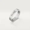 C De Cartier vielsesring – platin – Cartier C De Cartier vielsesring – platin – Cartier