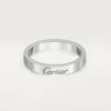 C De Cartier vielsesring – platin – Cartier C De Cartier vielsesring – platin – Cartier