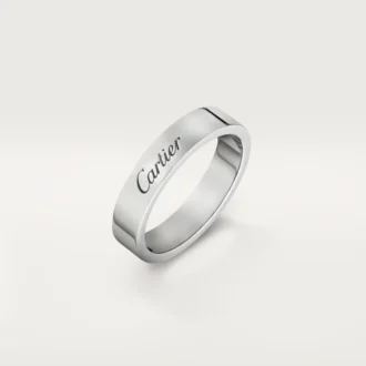 C De Cartier vielsesring – platin – Cartier