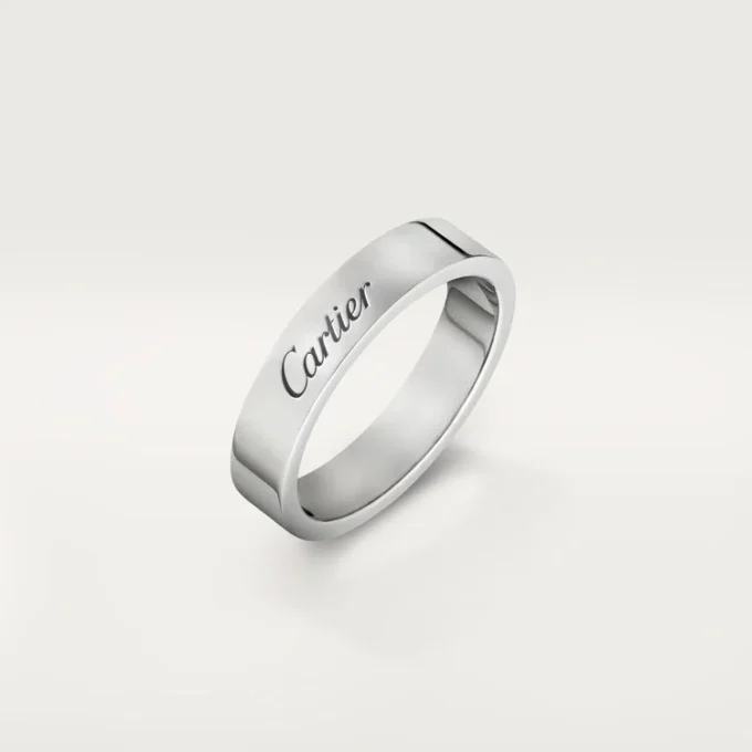 C De Cartier vielsesring – platin – Cartier C De Cartier vielsesring – platin – Cartier
