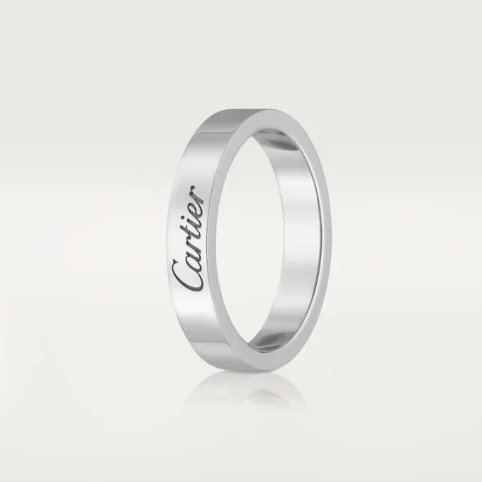 C De Cartier vielsesring – platin – Cartier C De Cartier vielsesring – platin – Cartier