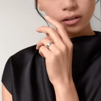 C De Cartier vielsesring – platin – Cartier