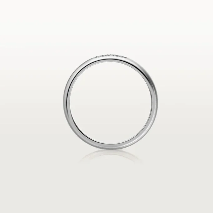 C De Cartier vielsesring – platin – Cartier C De Cartier vielsesring – platin – Cartier