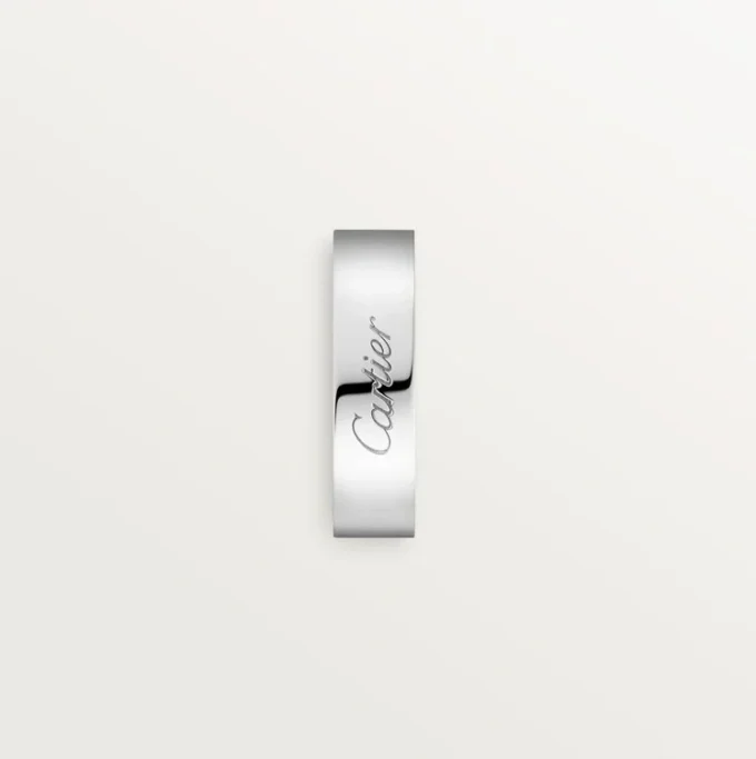 C De Cartier vielsesring – platin – Cartier C De Cartier vielsesring – platin – Cartier