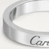 C De Cartier vielsesring – platin – Cartier C De Cartier vielsesring – platin – Cartier