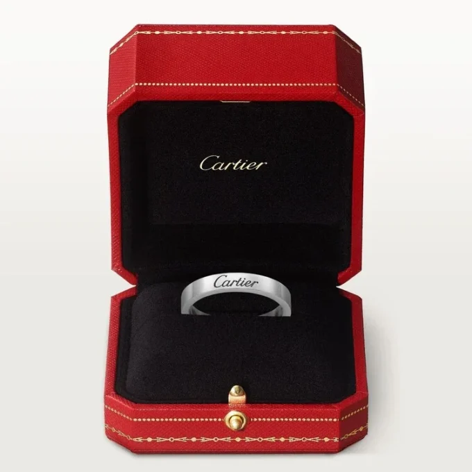 C De Cartier vielsesring – platin – Cartier C De Cartier vielsesring – platin – Cartier