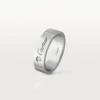 C De Cartier vielsesring – platin, diamant – Cartier C De Cartier vielsesring – platin, diamant – Cartier