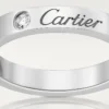 C De Cartier vielsesring – platin, diamant – Cartier C De Cartier vielsesring – platin, diamant – Cartier