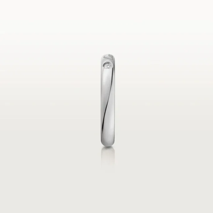 C De Cartier vielsesring – platin, diamant – Cartier C De Cartier vielsesring – platin, diamant – Cartier