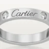 C De Cartier vielsesring – platin, diamanter – Cartier C De Cartier vielsesring – platin, diamanter – Cartier