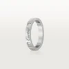 C De Cartier vielsesring – platin, diamanter – Cartier C De Cartier vielsesring – platin, diamanter – Cartier