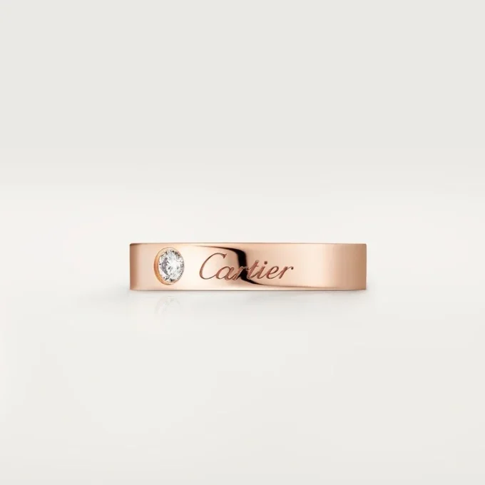 C De Cartier vielsesring – rosa guld, diamant – Cartier C De Cartier vielsesring – rosa guld, diamant – Cartier