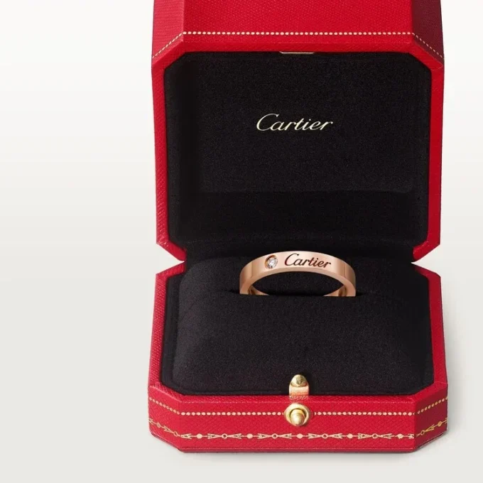 C De Cartier vielsesring – rosa guld, diamant – Cartier C De Cartier vielsesring – rosa guld, diamant – Cartier