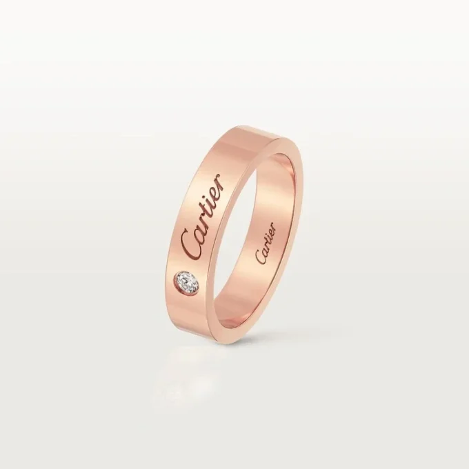 C De Cartier vielsesring – Rosaguld, diamant – Cartier C De Cartier vielsesring – Rosaguld, diamant – Cartier
