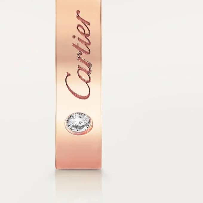 C De Cartier vielsesring – Rosaguld, diamant – Cartier C De Cartier vielsesring – Rosaguld, diamant – Cartier