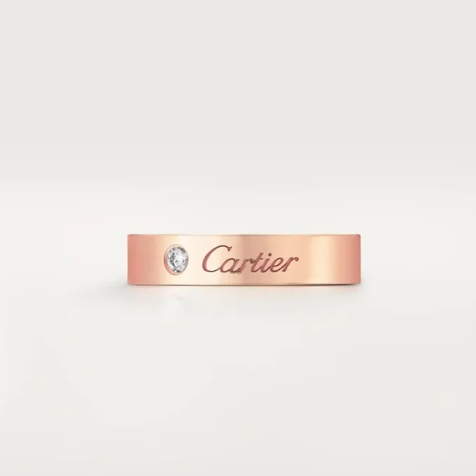 C De Cartier vielsesring – Rosaguld, diamant – Cartier C De Cartier vielsesring – Rosaguld, diamant – Cartier