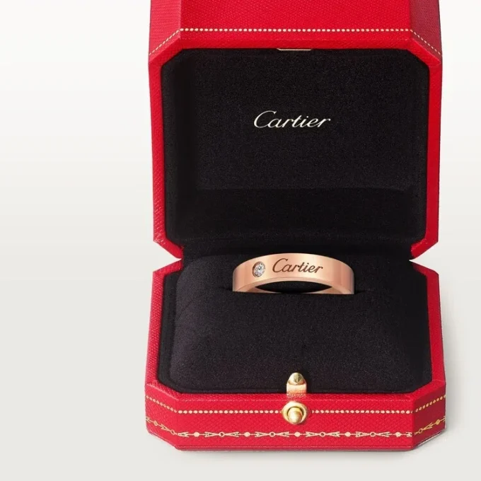C De Cartier vielsesring – Rosaguld, diamant – Cartier C De Cartier vielsesring – Rosaguld, diamant – Cartier