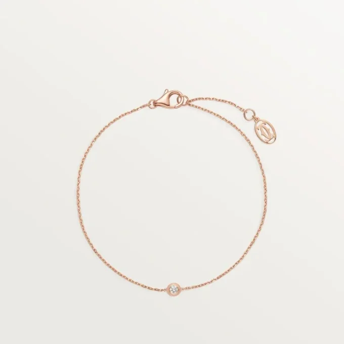 Cartier D’amour armbånd, diamant, mellemstor model Cartier D’amour armbånd, diamant, mellemstor model