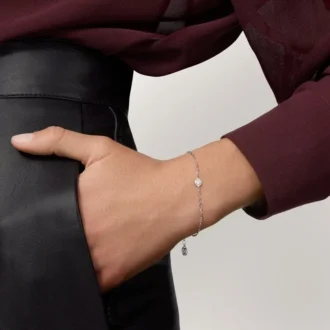 Cartier D’amour armbånd, diamant, mellemstor model