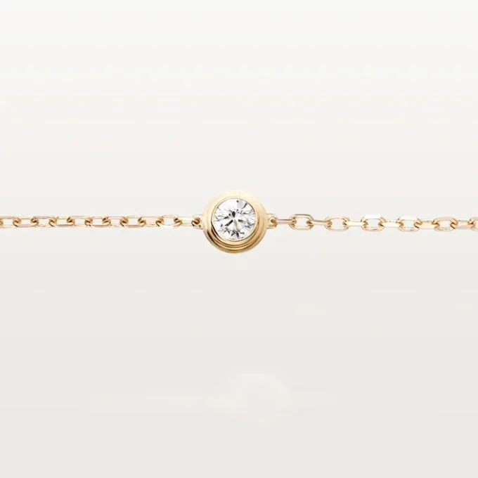 Cartier D’amour armbånd, diamant, mellemstor model Cartier D’amour armbånd, diamant, mellemstor model
