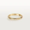 Cartier D’amour vielsesring, 2,3 mm bred, pavé