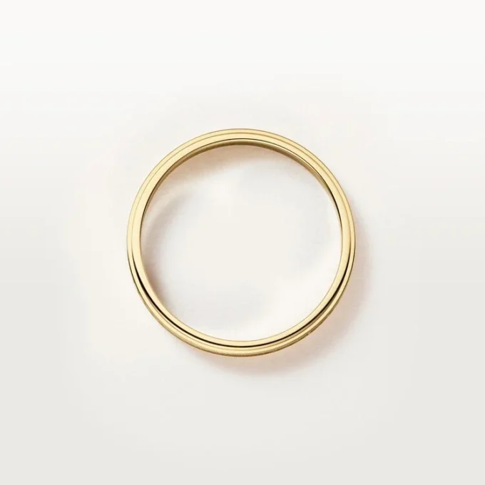 Cartier D’amour vielsesring, 2,3 mm bred, pavé