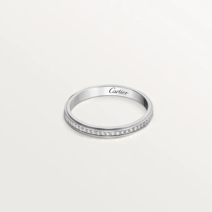 Cartier D’amour vielsesring – platin, diamanter – Cartier Cartier D’amour vielsesring – platin, diamanter – Cartier