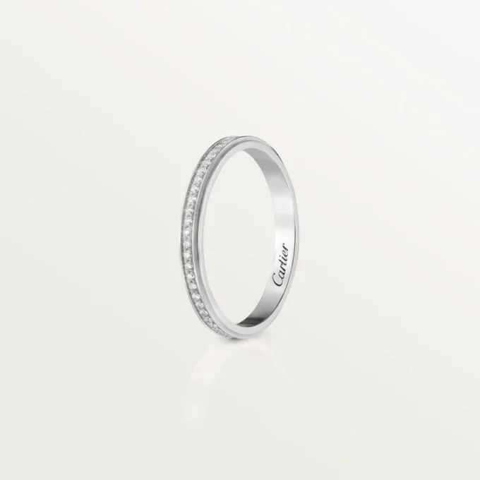 Cartier D’amour vielsesring – platin, diamanter – Cartier Cartier D’amour vielsesring – platin, diamanter – Cartier