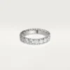 Cartier Destinee vielsesring, 4,1 mm bred, pavé