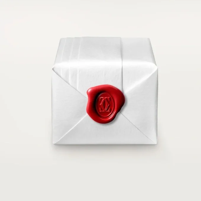 Cartier Destinee vielsesring, 4,1 mm bred, pavé
