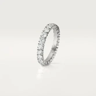 Cartier Destinee vielsesring – platin, diamanter – Cartier