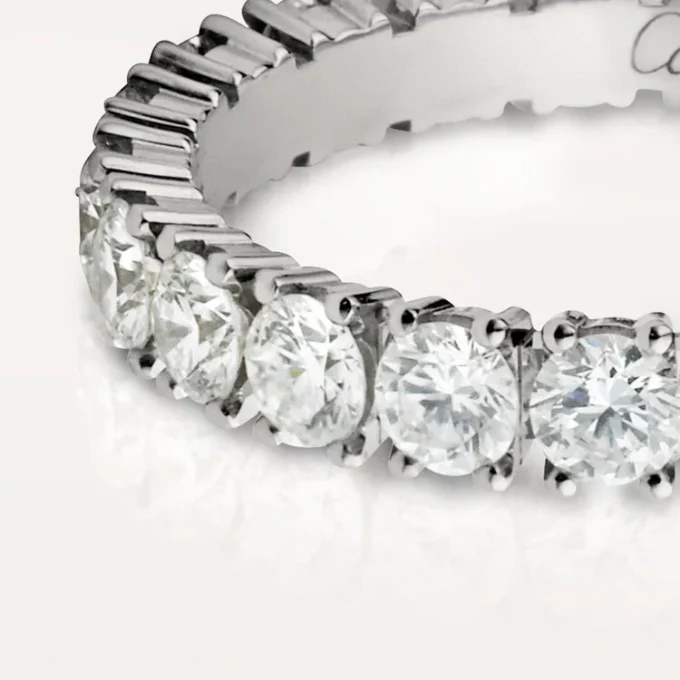 Cartier Destinee vielsesring – platin, diamanter – Cartier Cartier Destinee vielsesring – platin, diamanter – Cartier