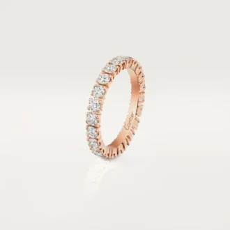 Cartier Destinee vielsesring – rosa guld, diamanter – Cartier