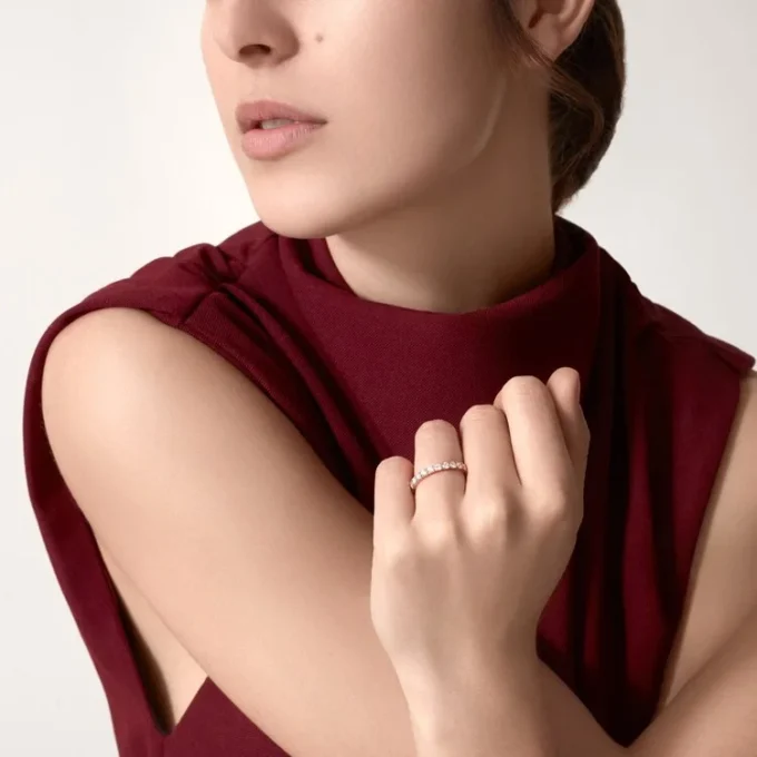 Cartier Destinee vielsesring – rosa guld, diamanter – Cartier Cartier Destinee vielsesring – rosa guld, diamanter – Cartier