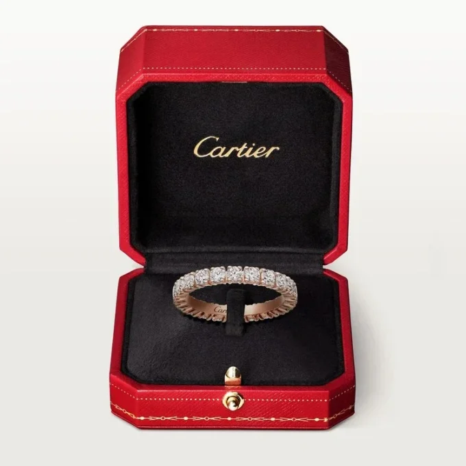 Cartier Destinee vielsesring – rosa guld, diamanter – Cartier Cartier Destinee vielsesring – rosa guld, diamanter – Cartier