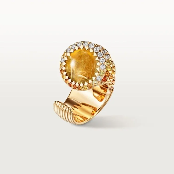 Cartier Libre Polymorph-ring, chalcedon, diamanter Cartier Libre Polymorph-ring, chalcedon, diamanter