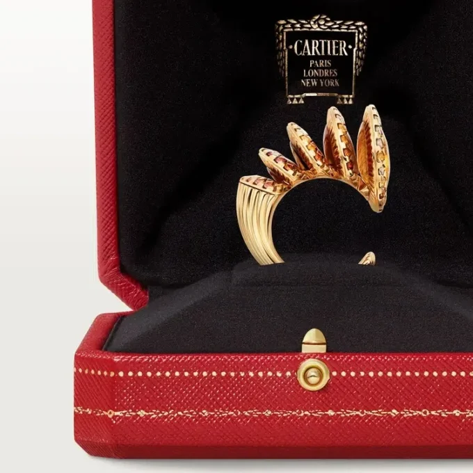 Cartier Libre Polymorph-ring, chalcedon, diamanter Cartier Libre Polymorph-ring, chalcedon, diamanter