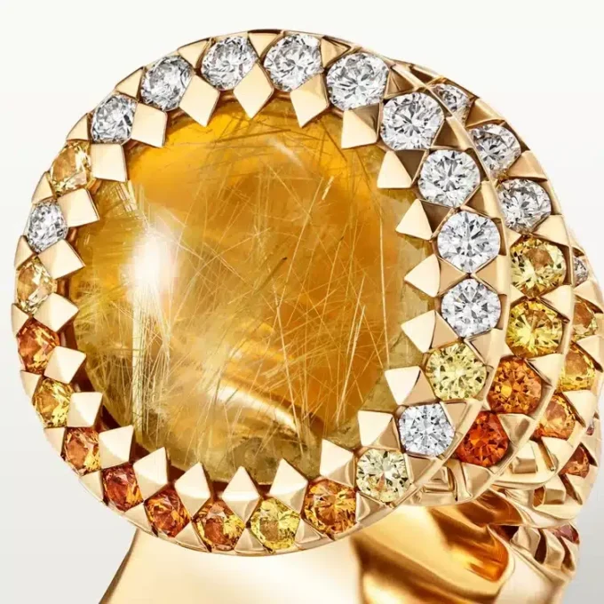 Cartier Libre Polymorph-ring, chalcedon, diamanter Cartier Libre Polymorph-ring, chalcedon, diamanter