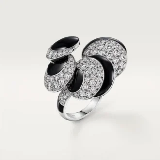 Cartier Libre Polymorph-ring, onyx, transformérbar