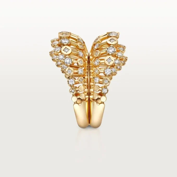 Cartier Libre Polymorph-ring, transformérbar, diamanter